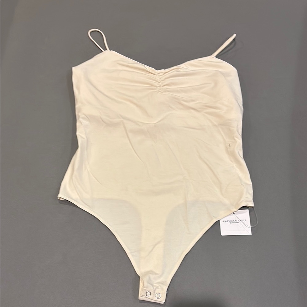 American Eagle Outfitters Light Tan Bodysuit